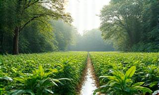 지속 가능한 토지 관리를 위한 푸른 환경 이미지